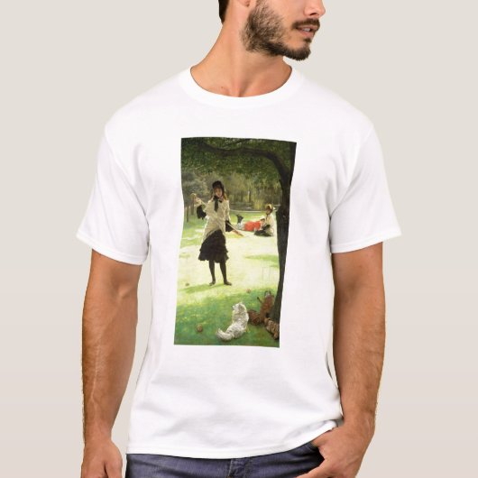 ジェームスTissot |のCroquet、c.1878 Tシャツ (正面)