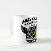 ジェームスV.カランロッジ#1422コーヒーマグ コーヒーマグカップ (正面左)