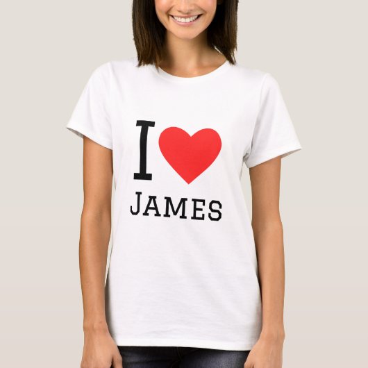 ジェームズが大好き Tシャツ (正面)