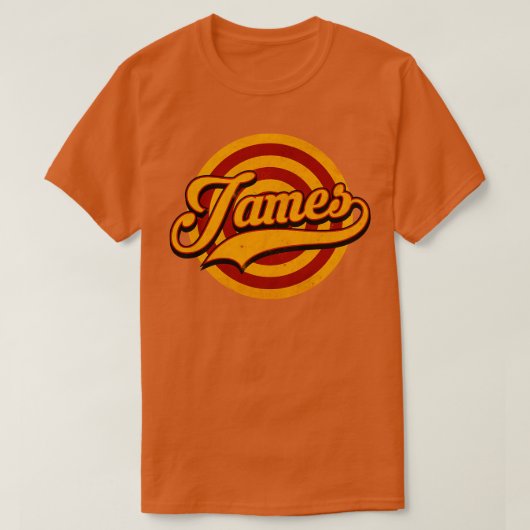 ジェームズは名前だ Tシャツ (デザイン正面)
