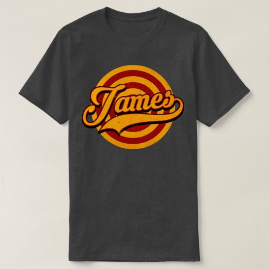 ジェームズは名前だ Tシャツ (デザイン正面)