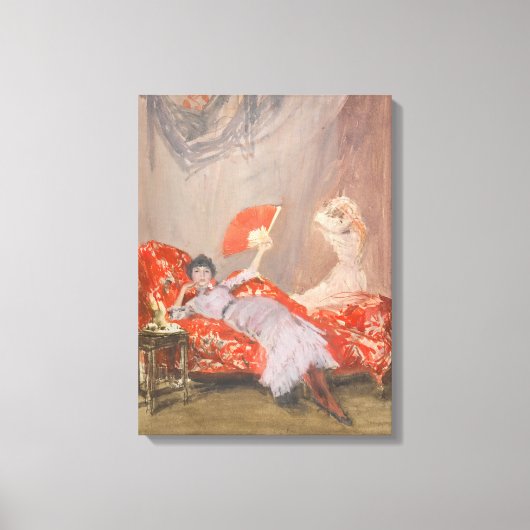 ジェームズウィスラー – ミリー・フィンチ キャンバスプリント (正面)