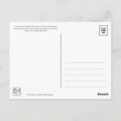 ジェームズウェッブロケット打ち上げポストカード ポストカード (裏面)