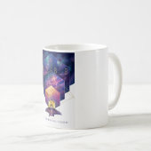 ジェームズウェッブ宇宙望遠鏡イラストレーションアート コーヒーマグカップ (正面右)