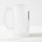 ジェームズウェッブ宇宙望遠鏡イラストレーションアート フロストグラスビールジョッキ (左)