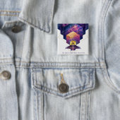 ジェームズウェッブ宇宙望遠鏡イラストレーションアート 缶バッジ (インサイチュ)