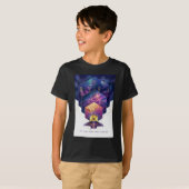 ジェームズウェッブ宇宙望遠鏡イラストレーションアート Tシャツ (正面フル)