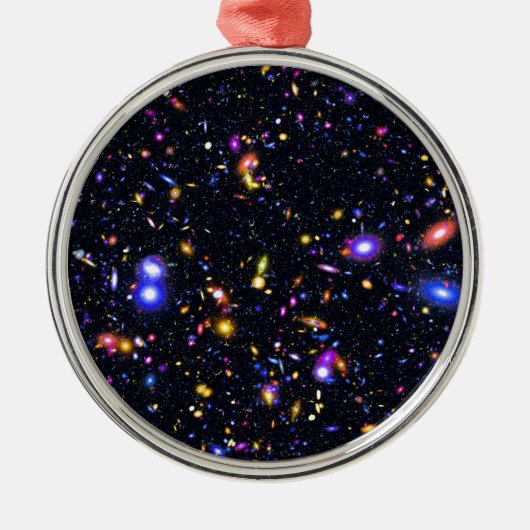 ジェームズウェッブ宇宙望遠鏡シミュレーション – ポップ・アートの Art メタルオーナメント (正面)