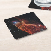 ジェームズウェッブ宇宙望遠鏡宇宙竜巻 スクエアペーパーコースター (アングル)