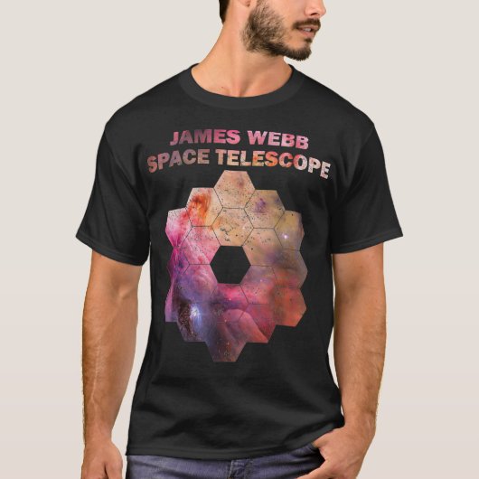ジェームズウェッブ宇宙望遠鏡星雲JWSTアイテム女性 Tシャツ (正面)