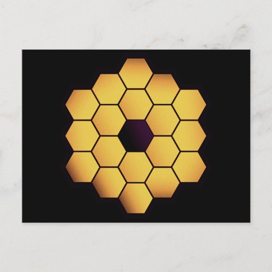 ジェームズウェッブ宇宙望遠鏡葉書 ポストカード (正面)