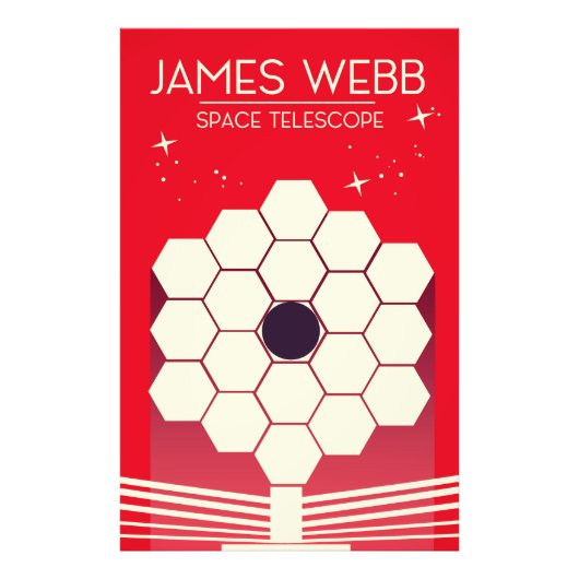 ジェームズウェッブ宇宙望遠鏡, フォトプリント            (正面)