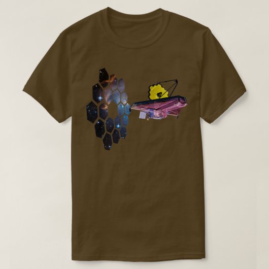 ジェームズウェブ宇宙エルスコープJWS Tシャツ (デザイン正面)