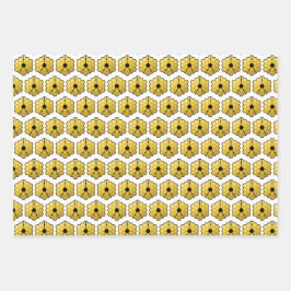 ジェームズウエブ宇宙望遠鏡JWST鏡パターン ラッピングペーパーシート