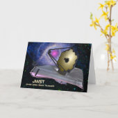 ジェームズウエブ宇宙望遠鏡JWST カード (黄色い花)
