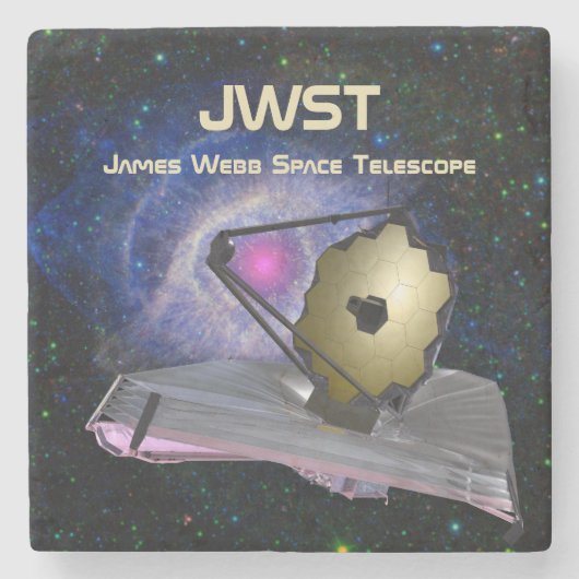 ジェームズウエブ宇宙望遠鏡JWST ストーンコースター (正面)