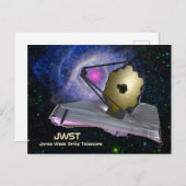 ジェームズウエブ宇宙望遠鏡JWST ポストカード (正面/裏面)