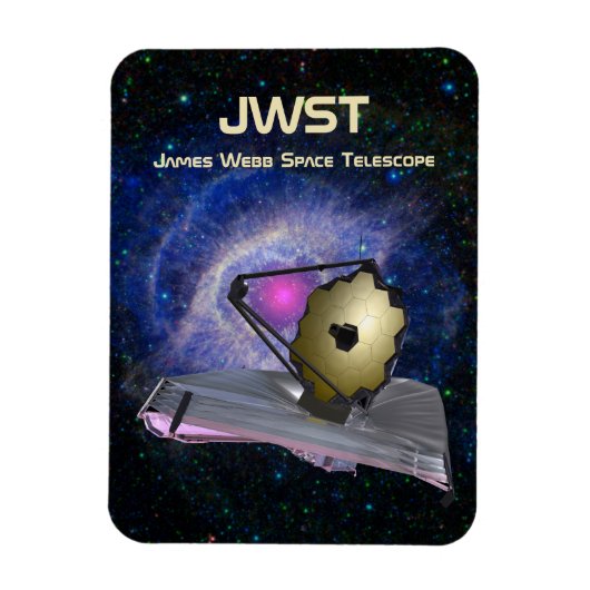 ジェームズウエブ宇宙望遠鏡JWST マグネット (縦)