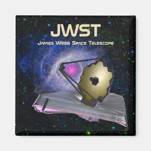 ジェームズウエブ宇宙望遠鏡JWST マグネット (正面)