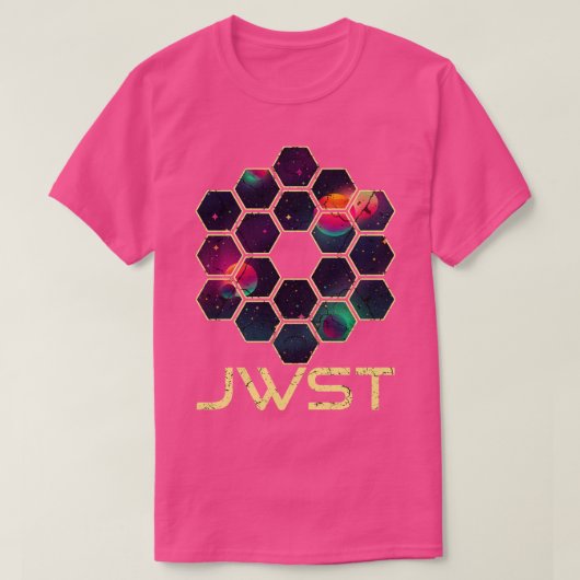 ジェームズウエブ宇宙望遠鏡JWST 2 Tシャツ (デザイン正面)