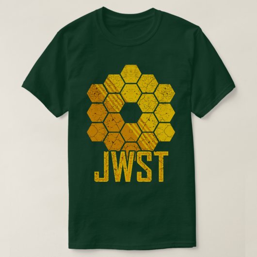 ジェームズウエブ宇宙望遠鏡JWST 6 Tシャツ (デザイン正面)