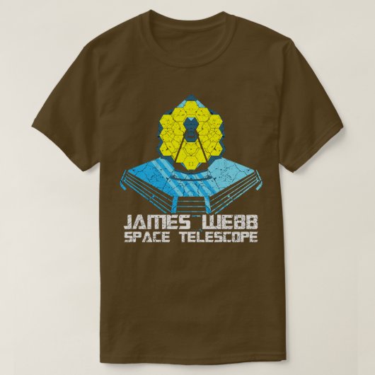ジェームズウエブ宇宙望遠鏡JWST 8 Tシャツ (デザイン正面)