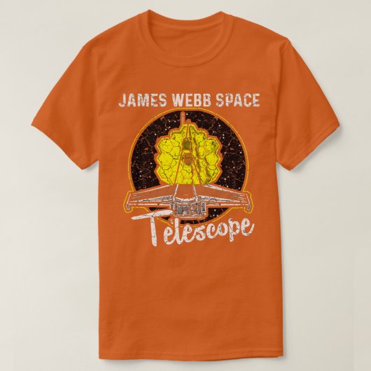 ジェームズウエブ宇宙望遠鏡JWST 9 Tシャツ (デザイン正面)