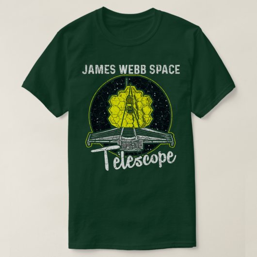 ジェームズウエブ宇宙望遠鏡JWST 9 Tシャツ (デザイン正面)