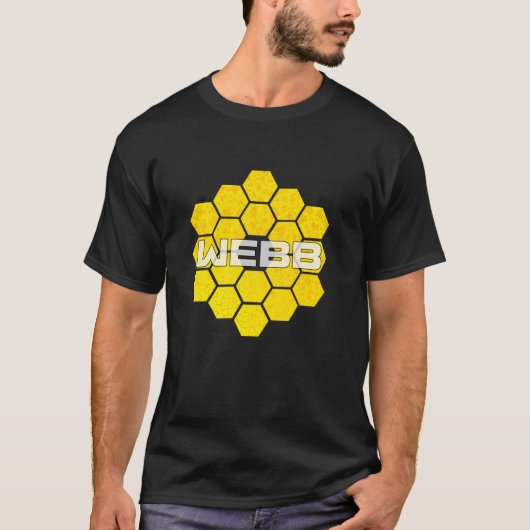 ジェームズウエブ宇宙望遠鏡JWST Tシャツ (正面)