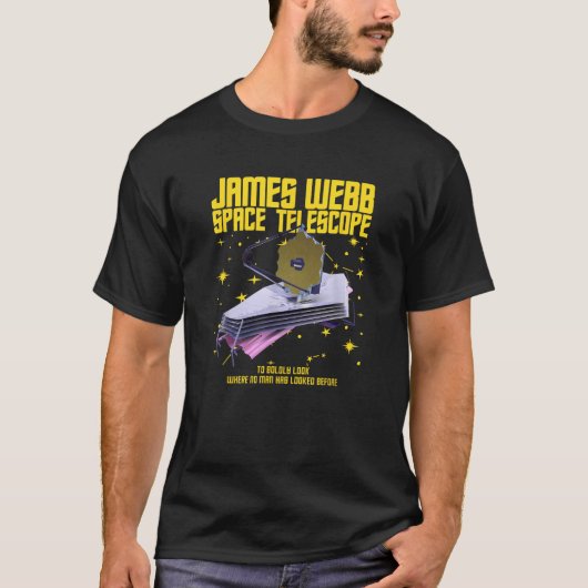 ジェームズウエブ宇宙望遠鏡JWST Tシャツ (正面)