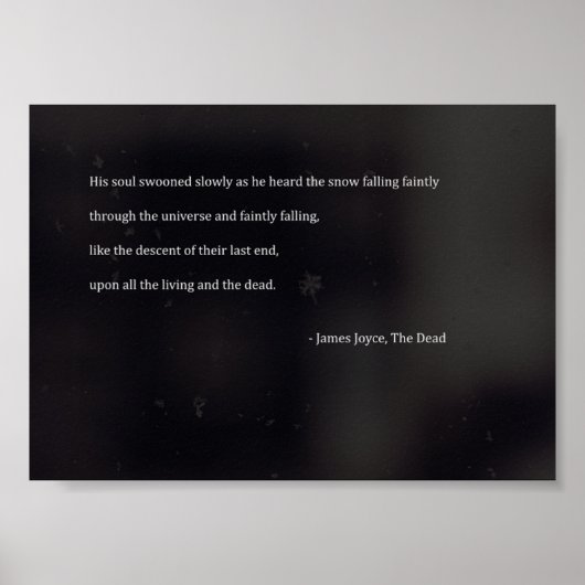 ジェームズジョイスのポスター ポスター (正面)