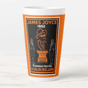 ジェームズジョイスダブリンアイルランド カフェラテマグ