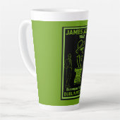 ジェームズジョイスダブリンアイルランド カフェラテマグ (左アングル)