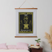 ジェームズジョイスダブリンアイルランド 吊り下げ型タペストリー (寝室)