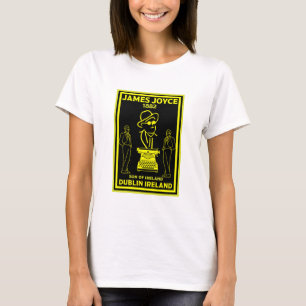 ジェームズジョイスダブリンアイルランド Tシャツ