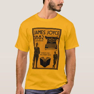 ジェームズジョイスダブリンアイルランド Tシャツ