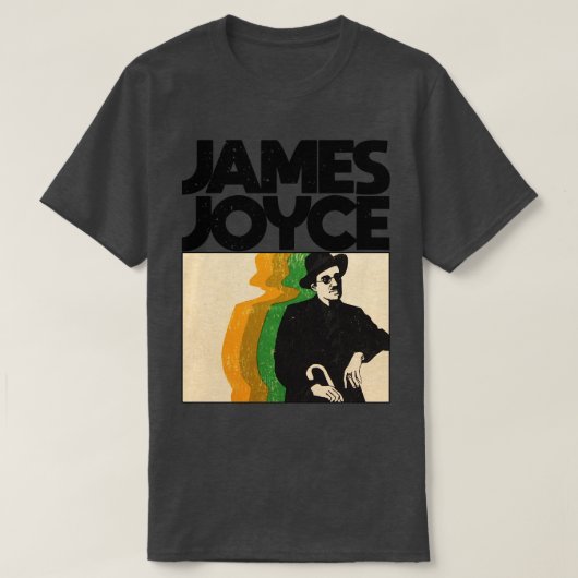 ジェームズジョイス Tシャツ (デザイン正面)