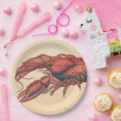 ジェームズソウェルビーセレーションロブスター ペーパープレート (パーティー)