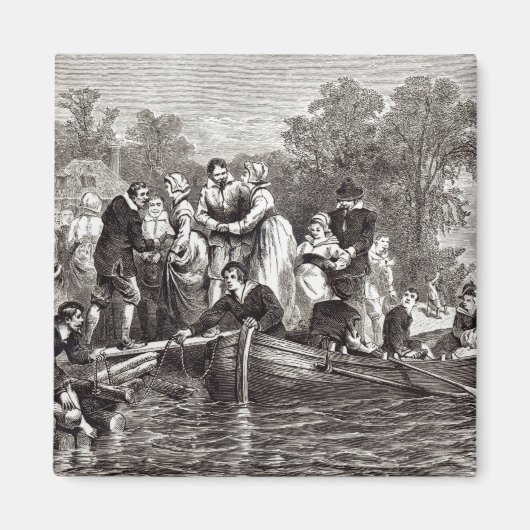 ジェームズタウンの入植者のための妻 マグネット (正面)