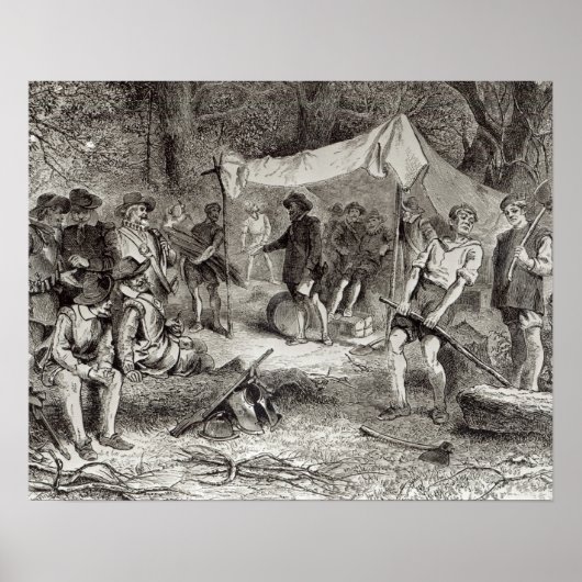 ジェームズタウンの最初の日 ポスター (正面)