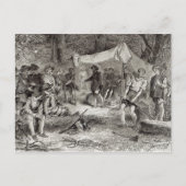 ジェームズタウンの最初の日 ポストカード (正面)