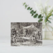 ジェームズタウンの最初の日 ポストカード (スタンド正面)