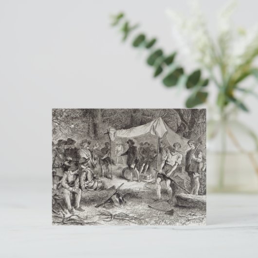 ジェームズタウンの最初の日 ポストカード (スタンド正面)