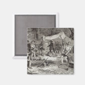 ジェームズタウンの最初の日 マグネット (正面/裏面)