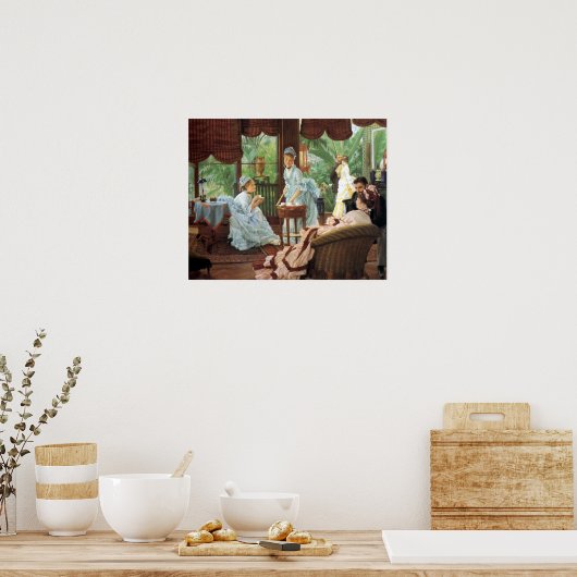 ジェームズティソビクトリアンートティーパーティー ポスター (キッチン)