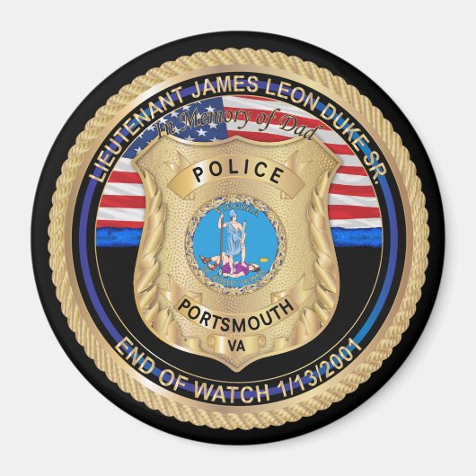 ジェームズデュークSrマグネット マグネット (正面)