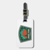 ジェームズピークウィルダネスコロラドキャンピング ラゲッジタグ (正面縦)