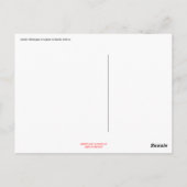 ジェームズフラミンゴス ポストカード (裏面)