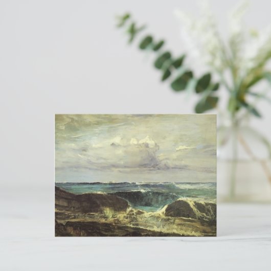 ジェームズマクニールウィスラーザブルーウェーブビアリッツ ポストカード (スタンド正面)