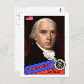 ジェームズマディソン野球カード ポストカード (正面/裏面)